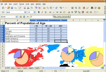 Miniatura Apache OpenOffice Calc